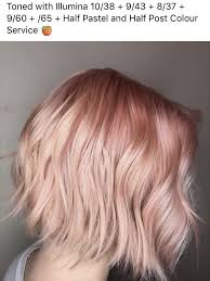 I wanted to show behind the scenes of me getting my hair done and share my favorite rose gold hair color formula! Pastel Pink Wella Toner Formula Hair Color Formulas Toner For Blonde Hair Rose Gold Hair Color Formula