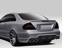 Duraflex 03 09 Mercedes Clk W209 Sl65 Look Rear Bumper Cover Kit Mercedes Clk Volkswagen Phaeton Volkswagen Routan