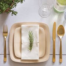 White Dinner Napkins 50 Pack 100 Bamboo Fiber Disposable Wedding Plates Bamboo Plates Wedding Wedding Plates