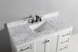 Actual color may not be shown. Tuscany 37 X 22 Carrara Marble Vanity Top With Wave Rectangular Undermount Bowl At Menards
