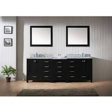 Find a wide selection of styles, sizes, materials and top brands. Virtu Usa Caroline Premium 90 Double Bathroom Vanity Set With 2 Main Cabinets Middle Cabinet Italian Carrara Marble Top 2 Mirrors Available In Zebra Grey Kitchensource Com