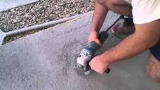 Slefuirea betonului cu piatra - YouTube