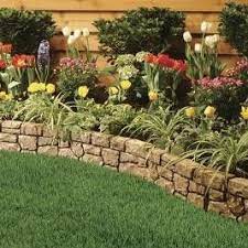 Stone Wall Border Kit 10ft Stone Walls Garden Backyard Flowers Backyard Landscaping