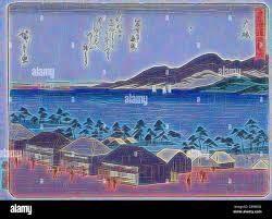 Oisu, Utagawa Hiroshige 歌川広重 (Japanese, 1797-1858), Edo, about 1841, color  woodblock print