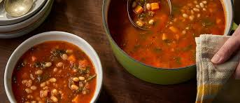Kale Tomato Vegetable Soup Recipe Campbells Soup Recipes Vegetable Soup Delicious Vegetables