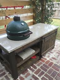 * free shipping to lower 48 us states. Big Green Egg The Perfect Table Big Green Egg Outdoor Kitchen Green Egg Outdoor Kitchen Big Green Egg Table