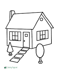 Houses are a very popular subject for coloring pages. House Coloring Pages