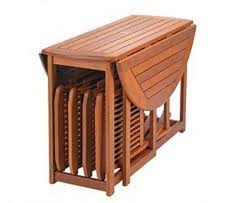 Transformable Furniture Design At Folded Nesting Table Furniture Dining Table Design Table For Small Space