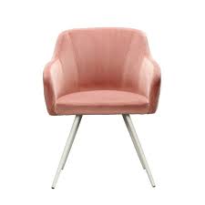 Anda Norr Occasional Chair Salmon Pink Sauder Fabric Accent Chair Occasional Chairs Accent Chairs For Living Room