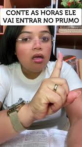 CONTE AS HORAS ELE VAI ENTRAR NO PRUMO