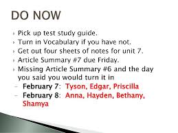 How did the wwii expansion of the domestic manufacturing and supply industries increase racial tensions in the northern united states? Do Now Pick Up Test Study Guide Turn In Vocabulary If You Have Not Ppt Download