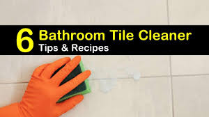 If you are looking to clean your glass, fixtures, shower walls or shower doors, you can try a vinegar spray. 6 Easy To Make Bathroom Tile Cleaner Recipes