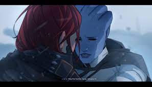 This is how FemShep looks like in my head. Artist: @m0rket : r/masseffect
