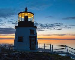 History of the owls head lighthouse. Morning At Owls Head Lighthouse Photograph By Debbie Gracy