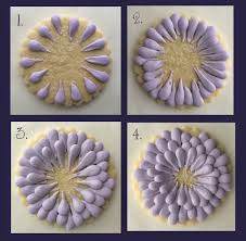 Cookies With Character Zinnia Flower Cookies Flower Sugar Cookies Flower Cookies Iced Sugar Cookies