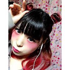 websta na san02 べあーーぁ アホの子 くまさん ぴんく 毒かわいい 病みメイク 病みかわいい ゆめかわいい わたしの世界 お団子ヘア ヘアアレンジ 簡単 不器用ですから 派手髪 マニックパニック pink セ autumn instagram instagram hoop earrings