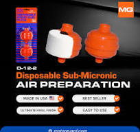 D-12-2 Disposable Spray Gun Filter Pack of 2 – Motor Guard