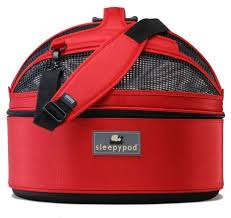 Maybe you would like to learn more about one of these? Amazon Com Sleepypod Medium Mobile Pet Bed Strawberry Red Dog Carriers Pet Supplies
