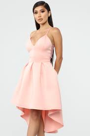 Just A Kiss High Low Dress Blush In 2020 Dresses Pink Dress Short Pink Formal Dresses