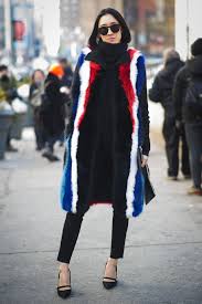 Eva Chen S Amazing Technicolor Nyfw Coats Eva Chen Nyc Fashion Week Fashion