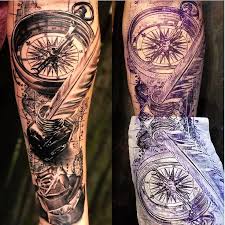 580 Likes 23 Comments Vladimir Drozdov Vladimi Comments Drozdov Likes Map Vladimi V Tattoo Ideen Manner Arm Nautische Tatowierungen Tattoo Armel