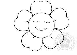 Select from 35970 printable coloring pages of cartoons, animals, nature, bible and many more. Cartoon Cute Flower Coloring Page Flowers Templates