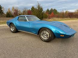 Image result for Blue Green 1973 Corvette