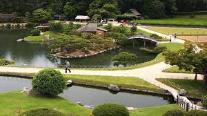 Japanese gardens utilize elements such as ponds, streams, islands and hills to create miniature reproductions of natural scenery. Japanese Gardens Garden Elements