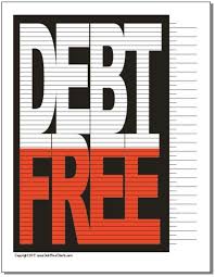 Debt Free Chart Debt Free Savings Chart Debt Tracker