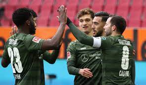 3 rafal gikiewicz (gk) augsburg 6.0. Fc Augsburg Vfb Stuttgart 1 4 Auswarts Spitze Stuttgart Siegt Auch In Augsburg