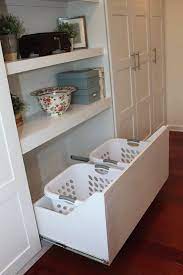14 Creative Tips For Hiding Those Eyesores Around Your Home Storage Hacks Bedroom Laundry Room Storage Shelves Laundry Room Storage