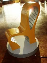 Chair Made From Caesarstone S Tequila Sunrise Caesarstone Chair Home Decor