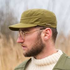 PATROL Wax Cotton Duty Ranger Jockey Plain Baseball Waterproof  Weather-resistant Cap Trucker Sports Snapback Military Hunter Strapback  GREEN