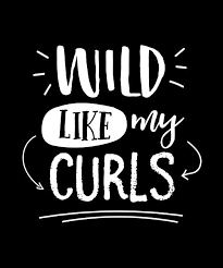 Wild Like My Curls Curly Hair Funny Doodle Funny Saying Redbubble Hair Quotes Funny Hair Quotes Curly Hair Quotes