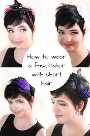 How To Wear A Fascinator With Short Hair Fascinators For Short Hair Hats For Short Hair Fixing Short Hair