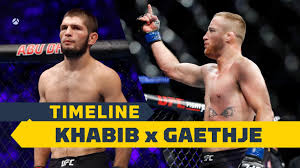 Ufc 254 Timeline Khabib Nurmagomedov Vs Justin Gaethje Mma Fighting