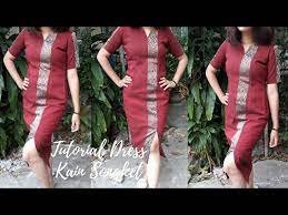 Ditinjau dari asal bahasanya brukat atau brokat sendiri sebenarnya diambil dari sebuah khusus di indonesia sendiri kain brokat telah lama menjadi bahan yang. Tutorial Membuat Dress Kain Songket Khas Toraja Youtube