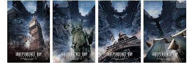 Using recovered extraterrestrial technology, the nations of earth collaborate on an immense defense program to protect the planet. London Paris New York And Singapore Come Under Attack In New Posters For Roland Emmerich S Independence Day Resurgence The Fan Carpet