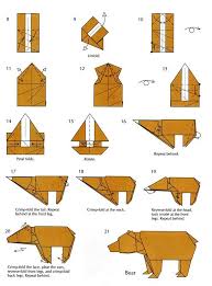 Bear Easy Origami Instructions Origami Tutorial Origami Diagrams Basic Origami Bear Origami