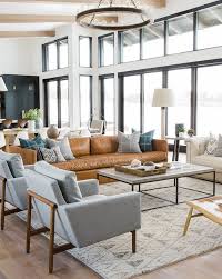 A jute rug and comfortable upholstered seating. 15 Modern Living Room Furniture Ideas On A Budget