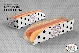 Hot Dog Tray Packaging Mockup Hot Dogs Packaging Hot Dog Brand