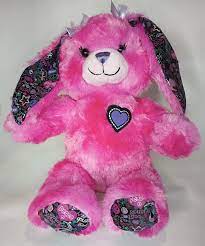 Build A Bear Bunny Rabbit Best Friend Forever Grafitti Pink Heart 16