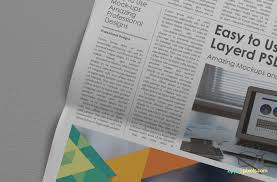 Download Free Psd Newspaper Mockup For Advertising Designs On Behance