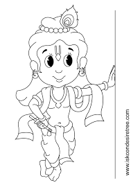 We obtain this amazing pic from online and please choose the best for you. Drawing Of Little Krishna With Colour Novocom Top