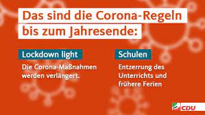 Der bund schreibt ab der sekundarstufe. Das Sind Die Corona Massnahmen Bis Zum Jahreswechsel Cdu Nordrhein Westfalen