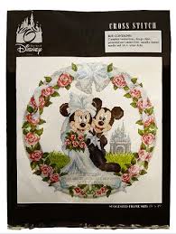 Maybe you would like to learn more about one of these? Disney Cross Stitch Kit Mickey And Minnie Wedding Souv G76