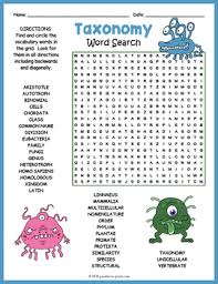 Animal Classification Activity Taxonomy Word Search Fun By Puzzles To Print Animal Classification Animal Classification Activity Taxonomy