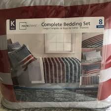 The mainstays kokopelli stripe bed in a bag bedding set features classic geometric patterns and kokopelli silhouettes. Best Mainstays King Bedding Set For Sale