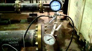 Pressure Test For Pipe Skid Metering C W Chart Recorder