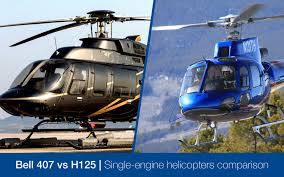 Airbus H125 Vs Bell 407 Single Engine Helicopter Comparison